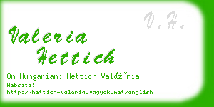 valeria hettich business card